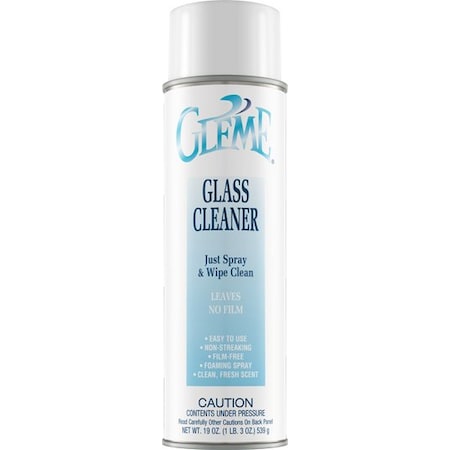 Claire Glass Cleaner, White, Floral, 12 PK CL050